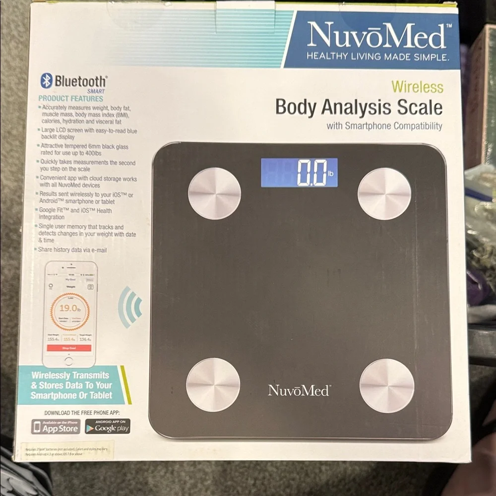 Wireless Body Analysis Scale - Black - Picture 2 of 4